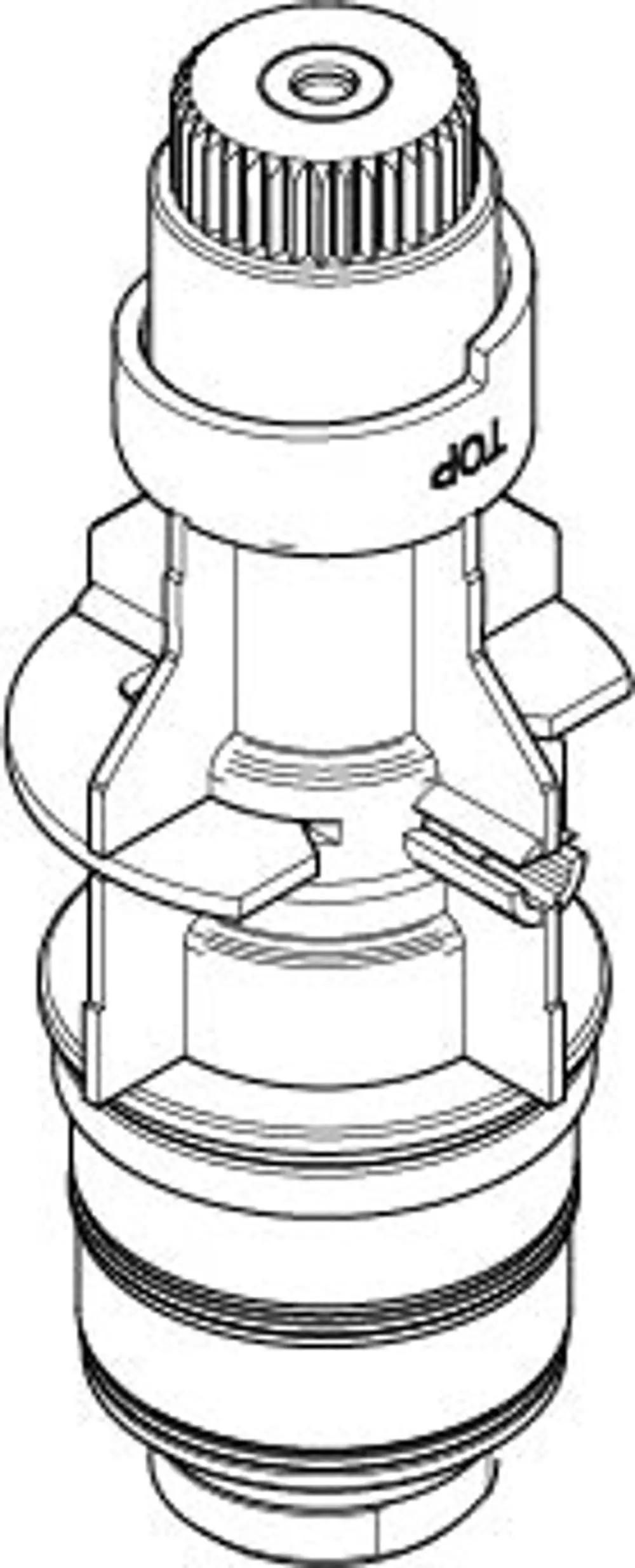 DORNBRACHT Thermostatkartusche mit Reglereinheit ERSATZTEILE 90150200601 D. 51 x 139 mm, 50 l/min., 9015020060190 Galeriebild 1